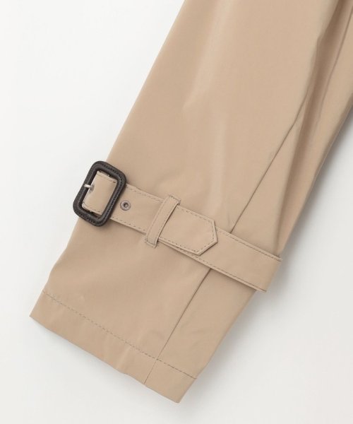 【洗える・撥水】Reポリアーティローザ シングル トレンチコート 