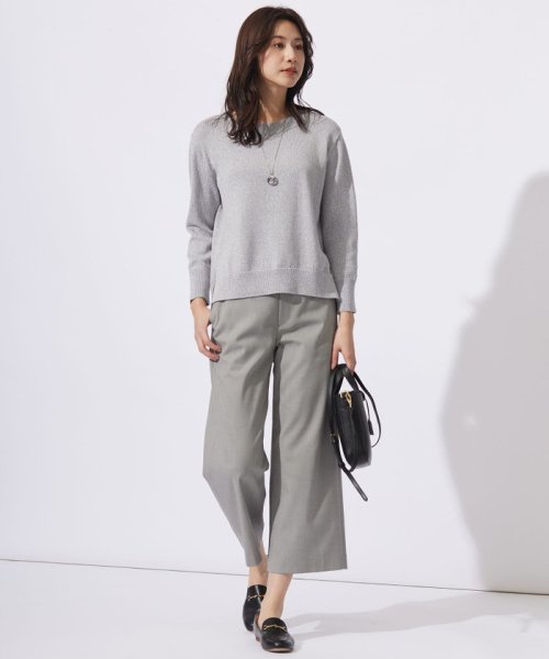 J.PRESS LADIES（LARGE SIZE）(J．プレス　レディス（大きいサイズ）)/【洗える】GIMA COTTON プルオーバー ニット/img05