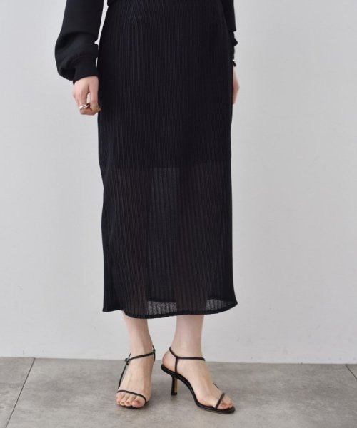 DRESSTERIOR(ドレステリア)/CODE A｜sheer pleats skirt/img13