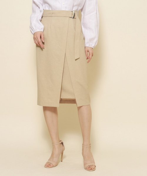 COUP DE CHANCE(クードシャンス)/【洗える】女性らしい美しさを演出する ラップデザインのタイトスカート/img05
