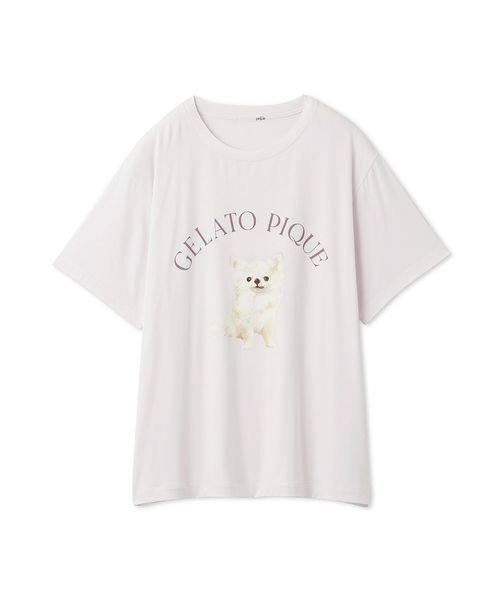 gelato pique(gelato pique)/【ラッピング済み】DOG柄ワンポイントTシャツ＆ショートパンツSET/img28