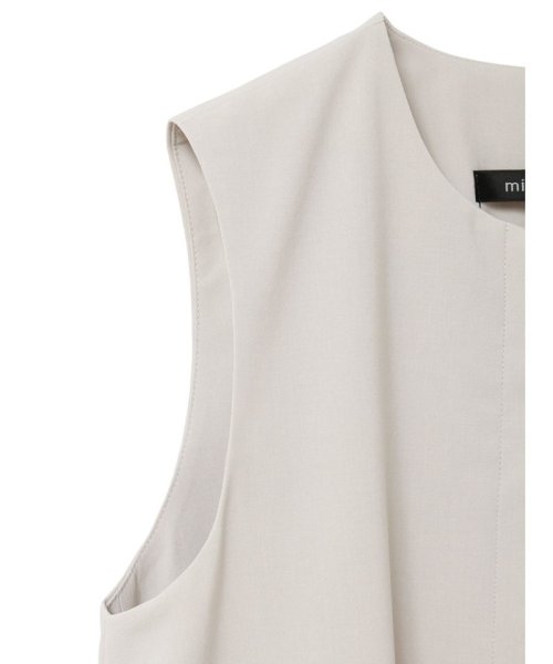 mizuiro ind フロントフライコクーンジレ 