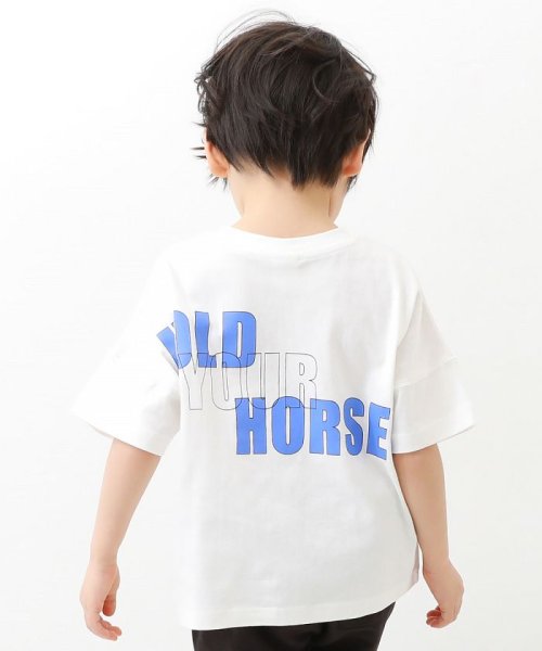 devirock(デビロック)/バックロゴプリント 半袖Tシャツ VIVID 子供服 キッズ 男の子 女の子 トップス 半袖Tシャツ Tシャツ /img11