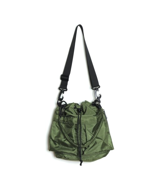 MAISON mou(メゾンムー)/【recomend selection/セレクト】double pocket drawstring bag ダブルポケット巾着 2way バッグ/img28