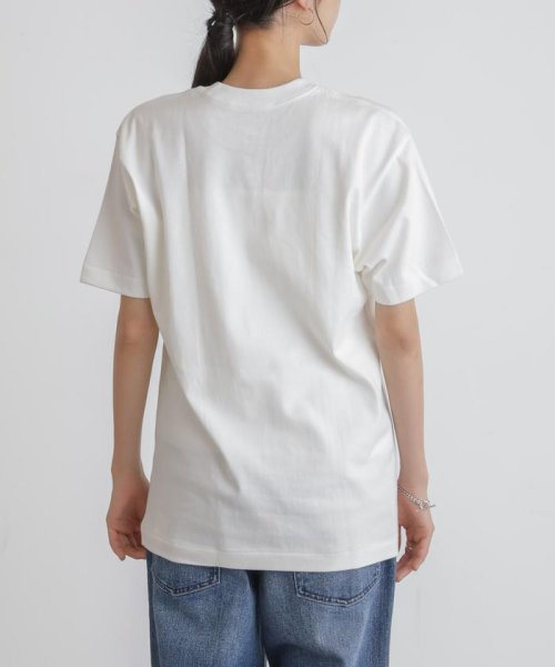 nano・universe(ナノ・ユニバース)/Hanes/1P T－SHIRTS SHIRO クルーネックTシャツ/img09