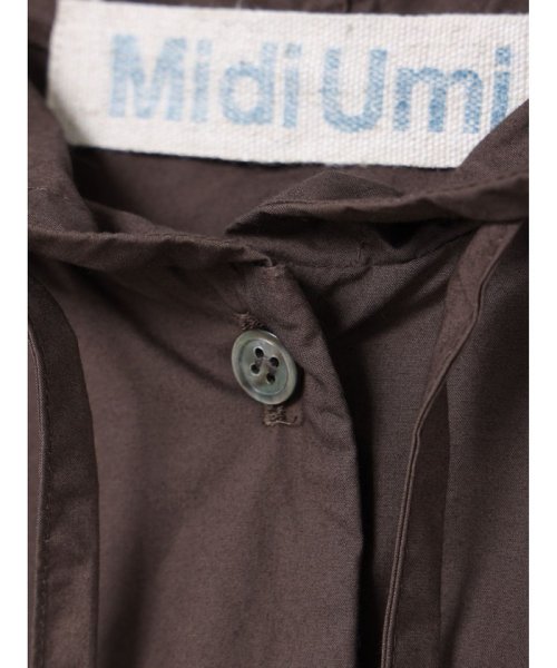 MidiUmi(ミディウミ)/MidiUmi フード付きショートシャツ/img20