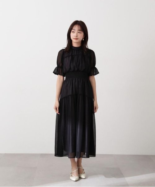 PROPORTION BODY DRESSING(プロポーション　ボディドレッシング)/シフォンギャザーワンピース 24SS/img12