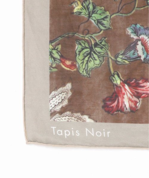VERMEIL par iena(ヴェルメイユ　パー　イエナ)/【TAPIS NOIR/タピス ノワール】LargeLight Brown Flower スカーフ/img05