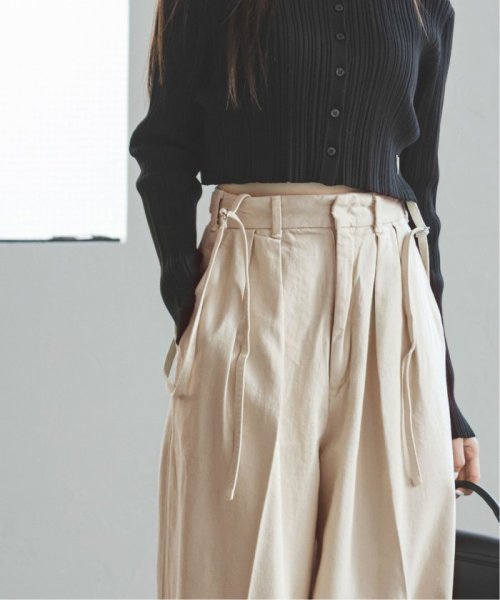 NOBLE(ノーブル)/【SERGE de bleu】2TUCK SUSPENDER PANTS/img01