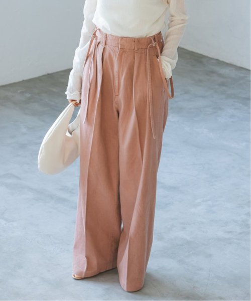 NOBLE(ノーブル)/【SERGE de bleu】2TUCK SUSPENDER PANTS/img05