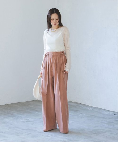 NOBLE(ノーブル)/【SERGE de bleu】2TUCK SUSPENDER PANTS/img06