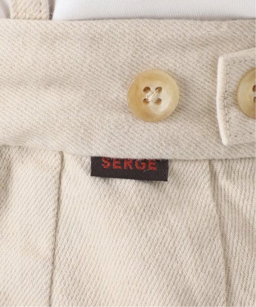 SERGE de bleu/サージ 2TUCK SUSPENDER PANTS SERGE de bleu サージ