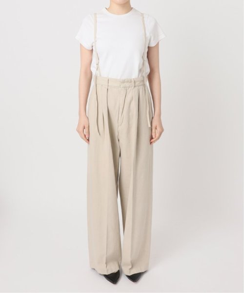 SERGE de bleu/サージ 2TUCK SUSPENDER PANTS SERGE de bleu サージ