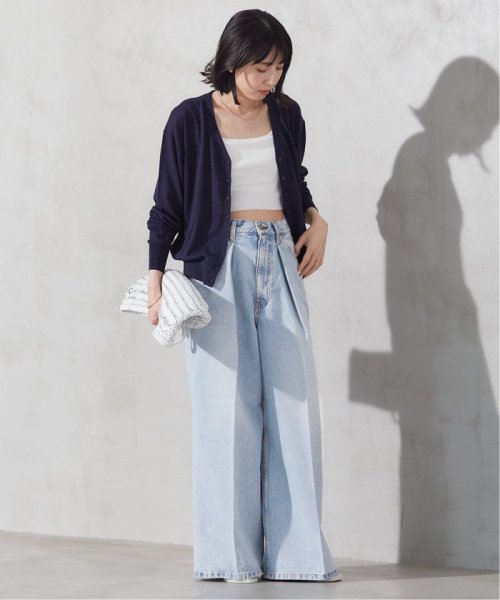 Plage(プラージュ)/DENIM TUCK WIDE パンツ/img01