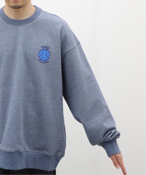 Paris Saint-Germain(Paris SaintGermain)/【Poggy × Paris Saint－Germain】PSG PLJ ECO INDIGO Crew neck sweatshirts/img07