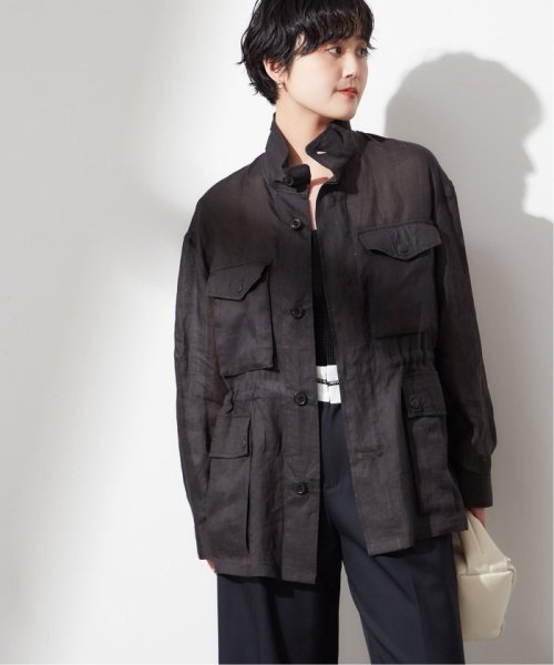 【STUMBLY 】SHEER MILITARY JACKET：ミリタリージャケット STUMBLY 身長