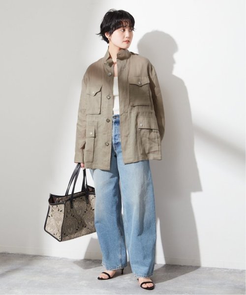 【STUMBLY 】SHEER MILITARY JACKET：ミリタリージャケット STUMBLY 身長