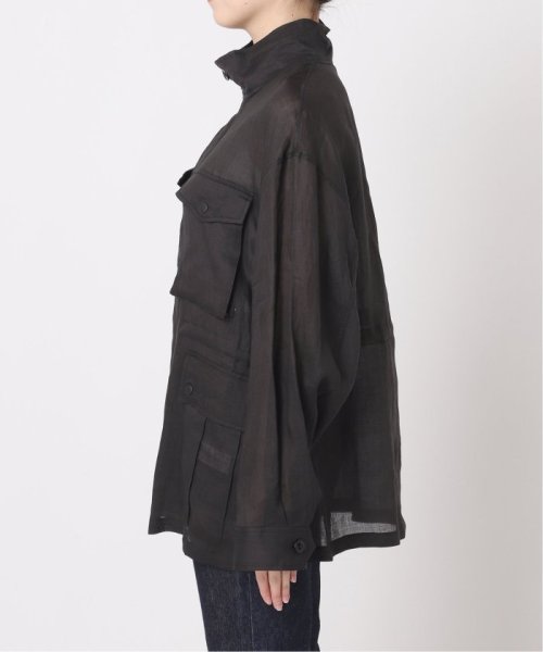 【STUMBLY 】SHEER MILITARY JACKET：ミリタリージャケット STUMBLY 身長