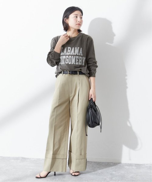 journal standard  L'essage (ジャーナルスタンダード　レサージュ)/《追加2》【ALABAMA】ロゴ ロングスリーブ Tシャツ/img01