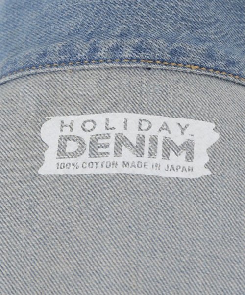 【HOLIDAY/ホリデイ】 PAINT DENIM PUFF JACKET：デニムジャケット HOLIDAY/ホリデイ