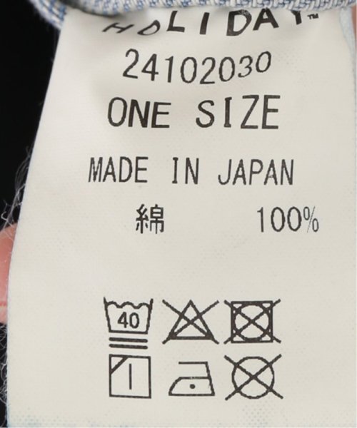 【HOLIDAY/ホリデイ】 PAINT DENIM PUFF JACKET：デニムジャケット HOLIDAY/ホリデイ