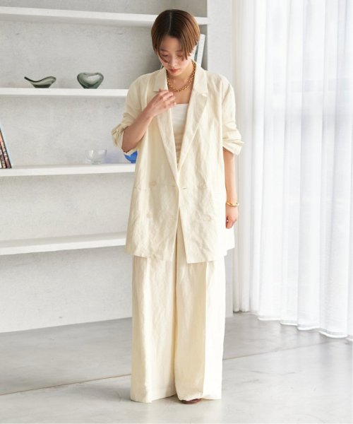 Plage(プラージュ)/VIS/LINEN TUCK WIDE パンツ/img07