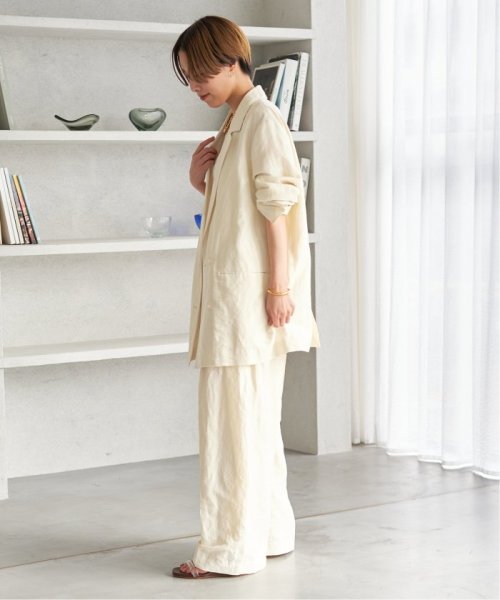 Plage(プラージュ)/VIS/LINEN TUCK WIDE パンツ/img36