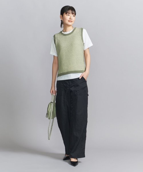 BEAUTY&YOUTH UNITED ARROWS(ビューティーアンドユース　ユナイテッドアローズ)/ジャカードノースリーブニット －ウォッシャブル－/img10