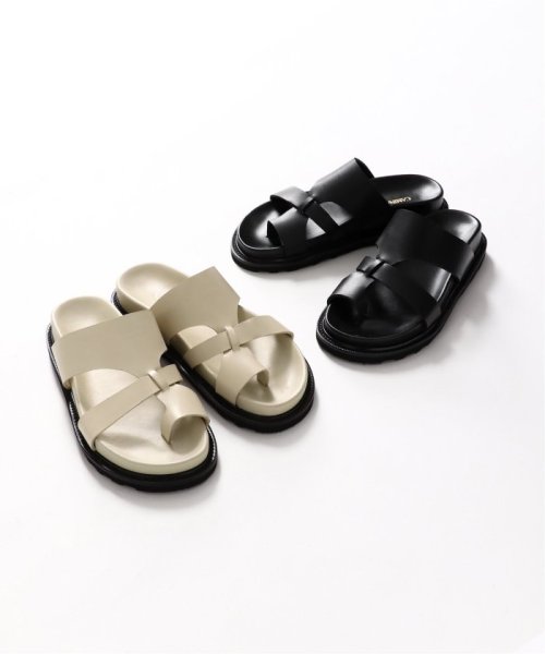 【CAMINANDO/カミナンド】THUMB LOOP SLIDES：サンダル VERMEIL par CAMINANDO/カミナンド
