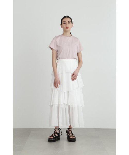 コットンシフォンランダムティアードスカート 人気・おすすめ｜使いやすい・旅行におすすめ 品質保証 全国発送 在庫限り