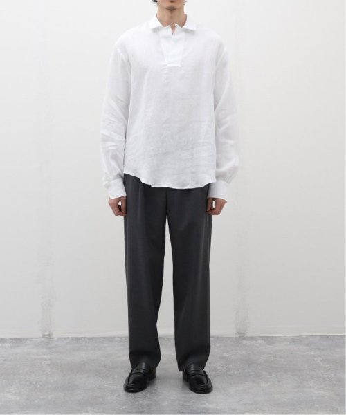 EDIFICE(エディフィス)/【Bourrienne Paris X / ブリエンヌ パリ ディス】Linen Pullover Shirt/img01