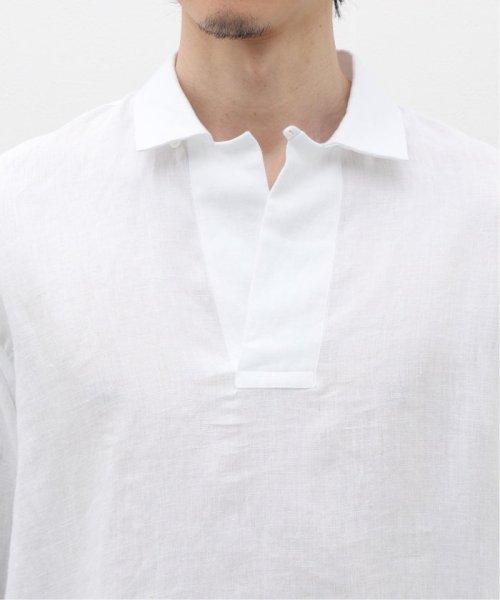 EDIFICE(エディフィス)/【Bourrienne Paris X / ブリエンヌ パリ ディス】Linen Pullover Shirt/img05