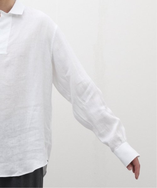 EDIFICE(エディフィス)/【Bourrienne Paris X / ブリエンヌ パリ ディス】Linen Pullover Shirt/img07