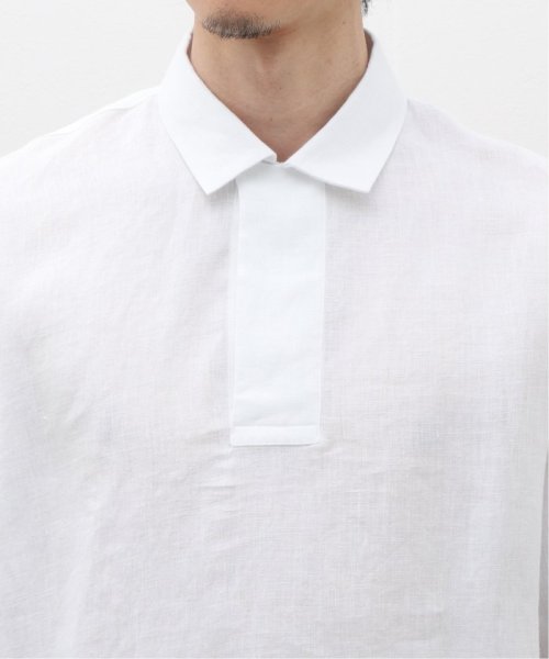 EDIFICE(エディフィス)/【Bourrienne Paris X / ブリエンヌ パリ ディス】Linen Pullover Shirt/img09