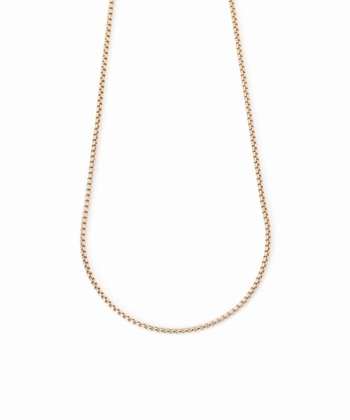 NOBLE(ノーブル)/【Laura Lombardi】NOBLE別注 ESSENTIAL BOX CHAIN NECKLACE/img01