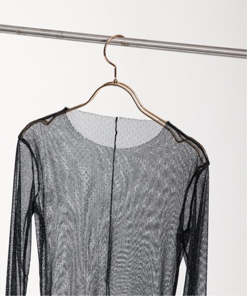 VERMEIL par iena(ヴェルメイユ　パー　イエナ)/【TanC TOKYO/タンクトウキョウ】Sparkling Tulle Long Sleeve Top/img03