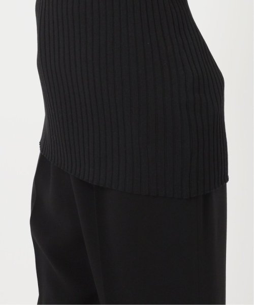 【UJOH/ウジョー】Asymmetry リブニット VERMEIL par UJOH/ウジョー