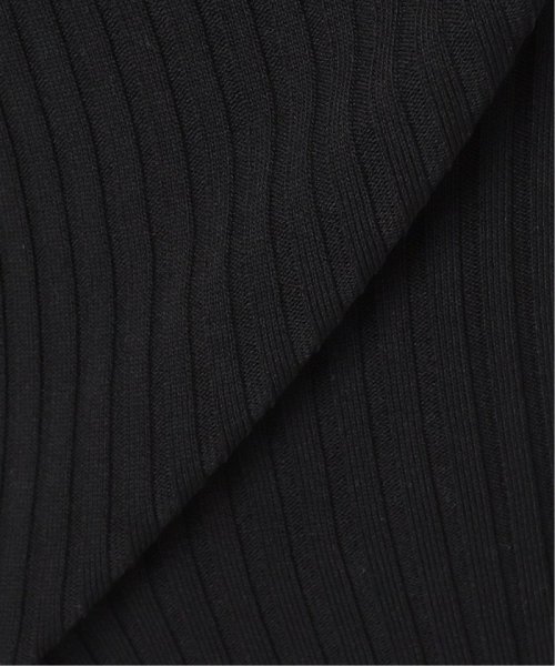 【UJOH/ウジョー】Asymmetry リブニット VERMEIL par UJOH/ウジョー