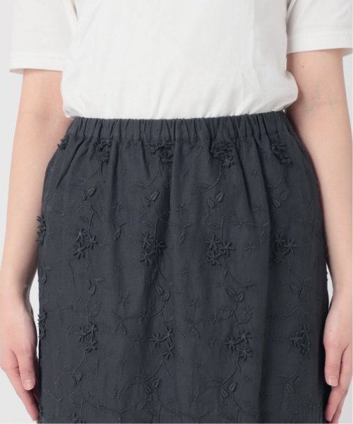 SLOBE IENA(スローブ　イエナ)/コットンフラワーモチーフ刺繍スカート/img20
