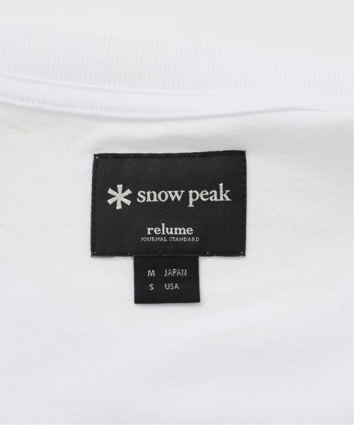 JOURNAL STANDARD relume Men's(ジャーナルスタンダード　レリューム　メンズ)/【SNOWPEAK / スノーピーク】別注 ロゴプリント Tシャツ/img45