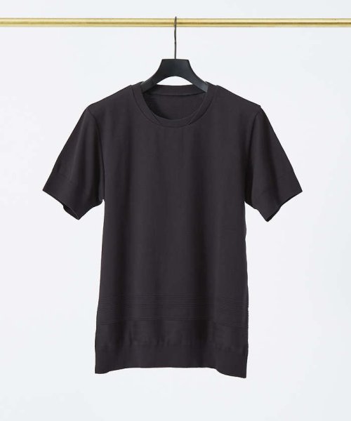 5351POURLESHOMMES(5351POURLESHOMMES)/【定番人気】セーターマシーン クルーネック ニットTシャツ/img04