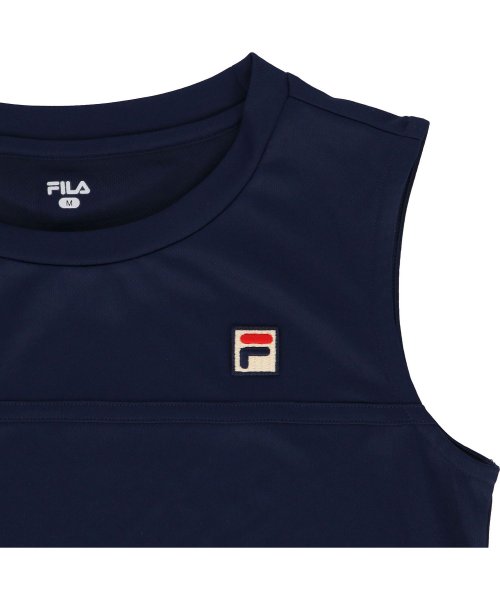 FILA（ZETT Ladies）(フィラ（ゼット　レディース）)/【テニス】無地 バックホールメッシュ　ノースリーブシャツ レディース/img08