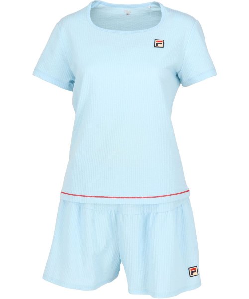 FILA（ZETT Ladies）(フィラ（ゼット　レディース）)/【テニス】サッカーストライプ スクエアネックシャツ レディース/img03