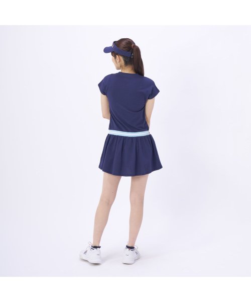 FILA（ZETT Ladies）(フィラ（ゼット　レディース）)/【テニス】サッカーストライプ ラウンドネックワンピース レディース/img10