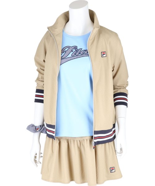 【テニス】ソロテックスドライ4WAYサッカーギンガム トラックジャケット レディース テニス