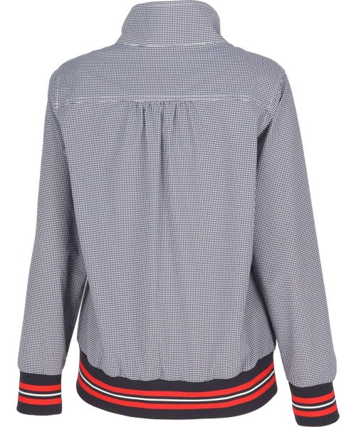 【テニス】ソロテックスドライ4WAYサッカーギンガム トラックジャケット レディース テニス