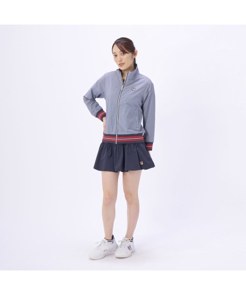 【テニス】ソロテックスドライ4WAYサッカーギンガム トラックジャケット レディース テニス