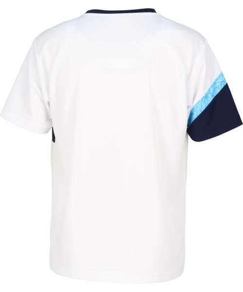 FILA（ZETT Mens）(フィラ（ゼット　メンズ）)/【テニス】波間プリント バックホールメッシュ クルーネックシャツ メンズ/img08