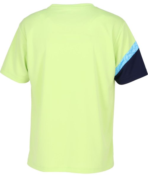 FILA（ZETT Mens）(フィラ（ゼット　メンズ）)/【テニス】波間プリント バックホールメッシュ クルーネックシャツ メンズ/img11