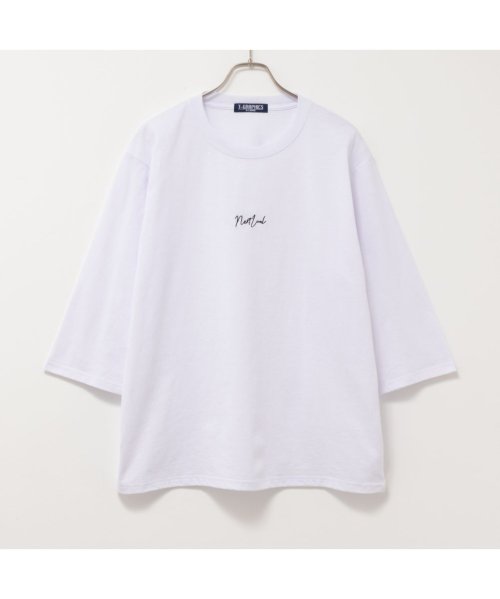 MAC HOUSE(men)(マックハウス（メンズ）)/T－GRAPHICS ティーグラフィックス ワンポイント七分袖Tシャツ 432327MH/img01